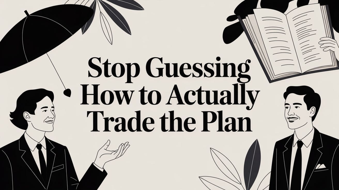 Stop Guessing and Actually Learn How to Trade the Plan